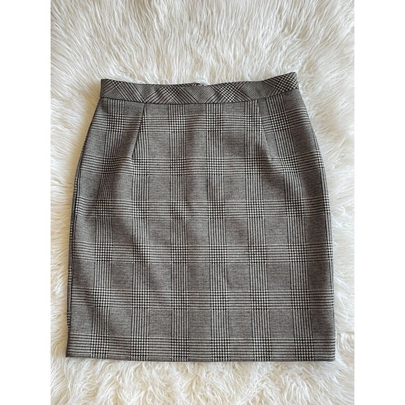 H&M Women's Size 6 Houndstooth Pencil Skirt Career - Picture 1 of 8